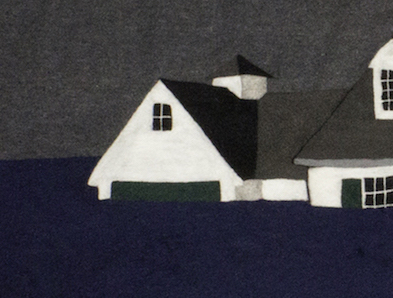 wool emergency blanket, wool roving, inflatable boat, pillows, and collapsible oars